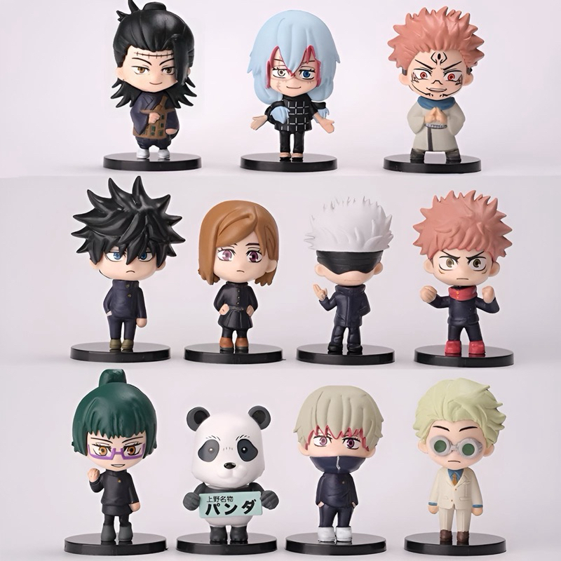 Action Figure Jujutsu Kaisen Chibi 7cm Miniatur Gojo, Sukuna, Geto, Mahito, Yuji, Megumi, Nanami