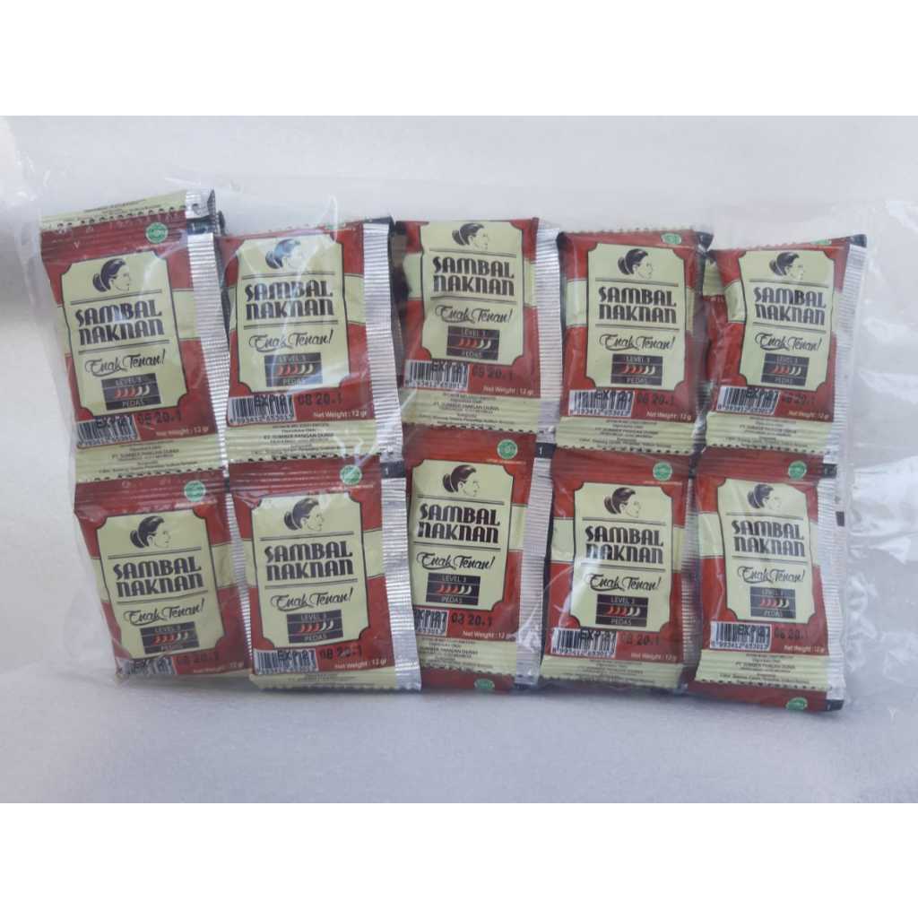 

Sambal Bawang Naknan kemasan sachet - harga per pack 50 pcs