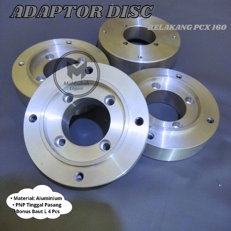 Adaptor disc belakang PCX 160 ABS/CBS Adaptor disc cakram belakang