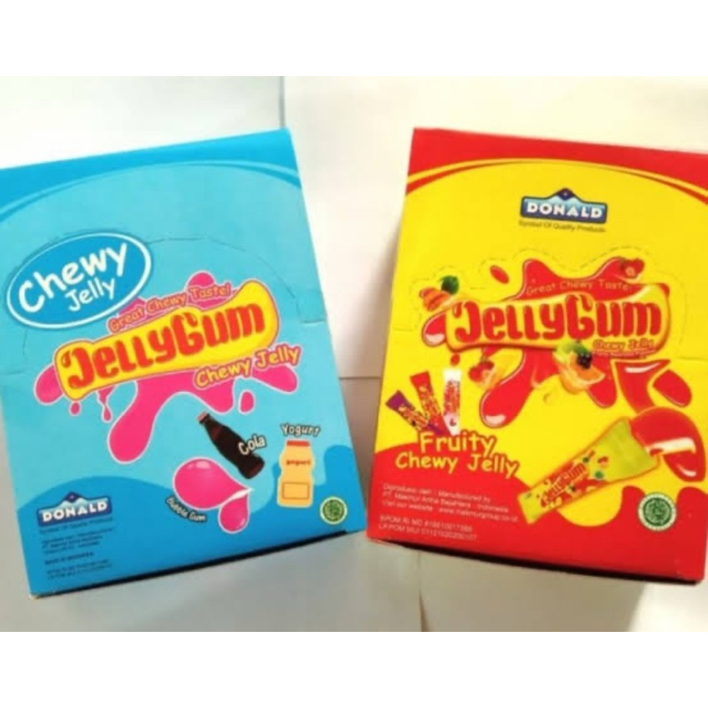 

DONALD JELLYGUM ISI 24PCS ( 24x25gram/box)