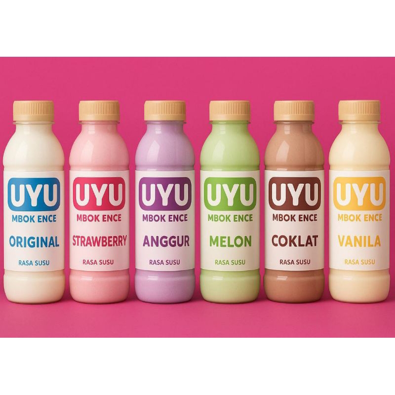 

UYU MBOK ENCE 1 Liter Susu Segar Pasteurisasi Aneka Rasa Premium