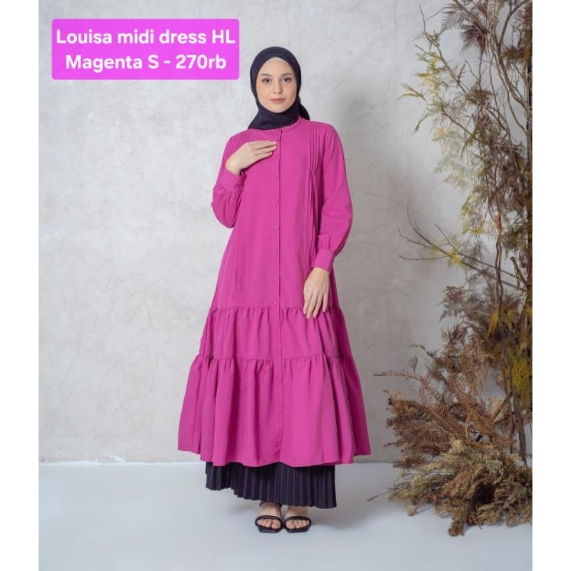 Louisa midi dress by Heaven Lights