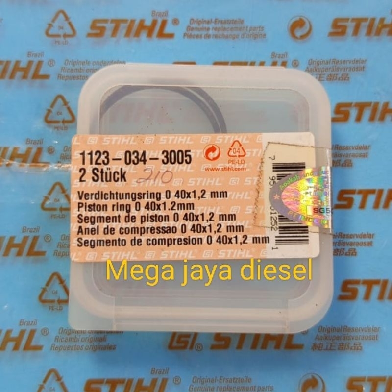 Ring seher piston senso chain saw stihl MS-210 stihl original