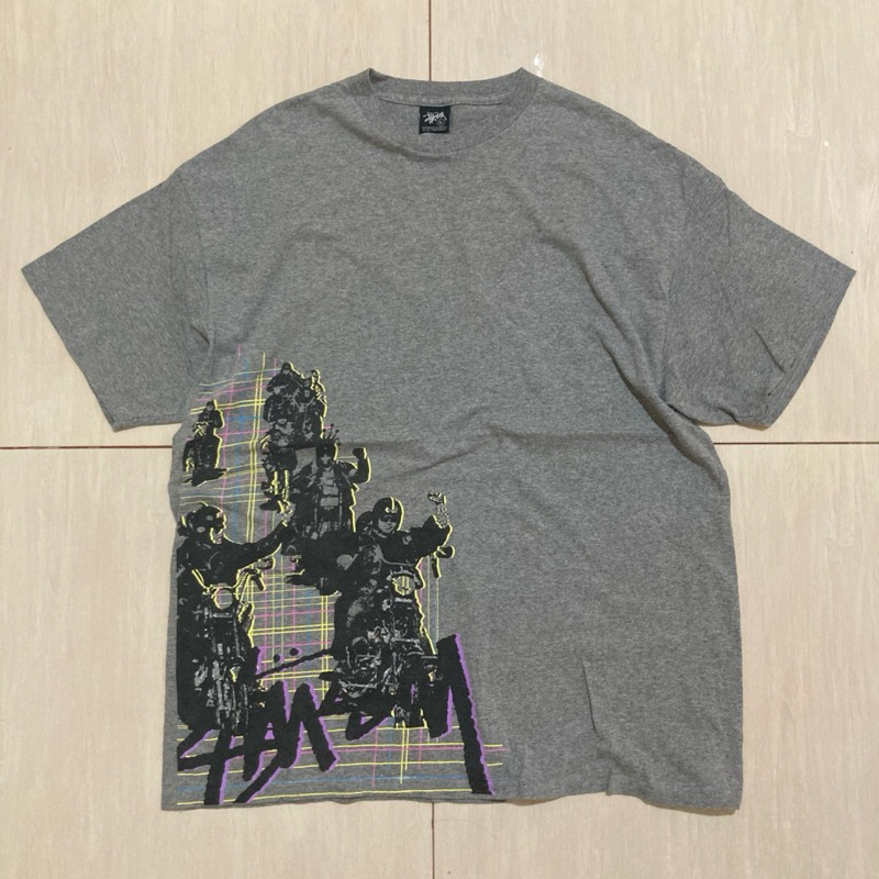 STUSSY MOTORCYCLE GANG VINTAGE SECOND TSHIRT