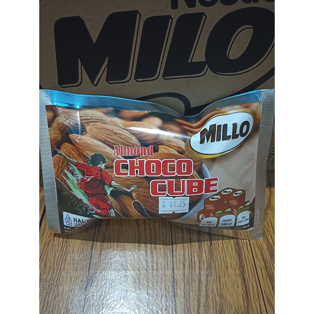 

Millo Cube Lokal Kacang Almond 1 Pack (Isi 50 Cube)