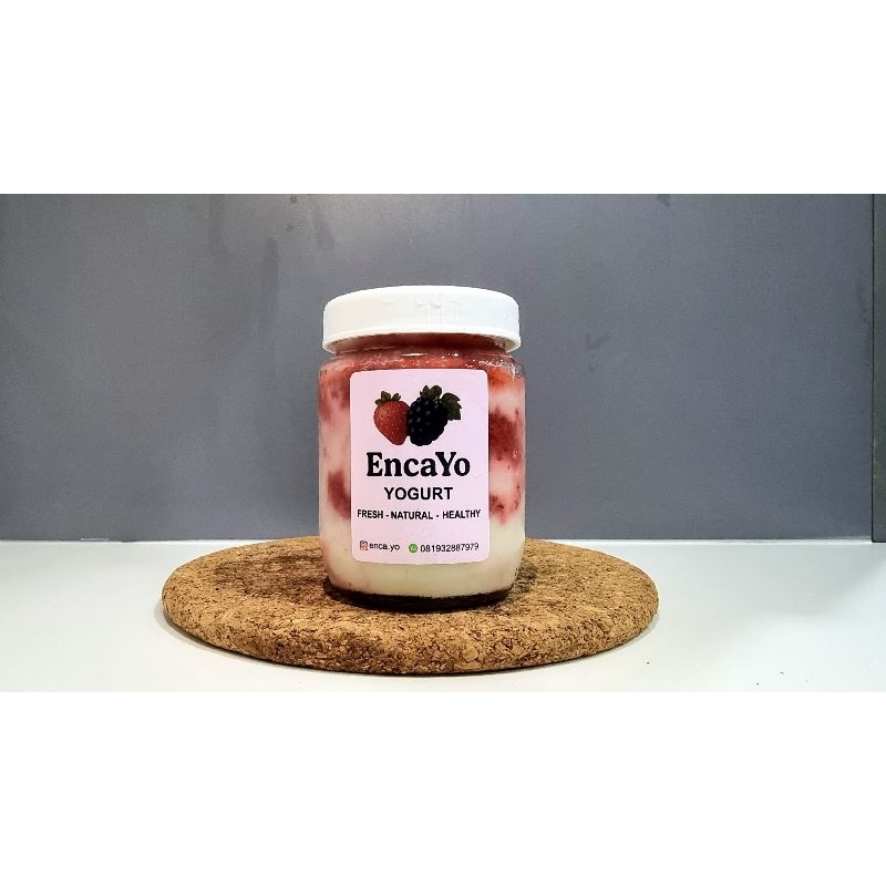 

HOMEMADE FROZEN YOGURT TANPA PENGAWET DARI BUAH ASLI SEGAR
