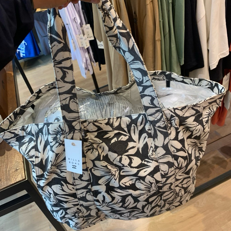 Tote Bag Wanita Billabong Original Toko Vacation Bag Black New