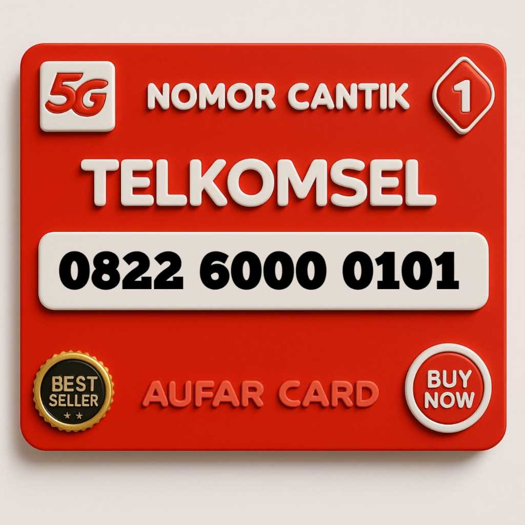 Nomor Cantik Telkomsel Simpati 6000 0101 0202 0303 0404 Ribuan ABAB