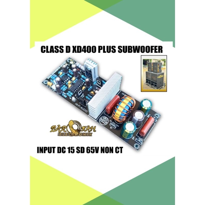 CLASS XD400 FITUR SUBWOOFER NON CT
