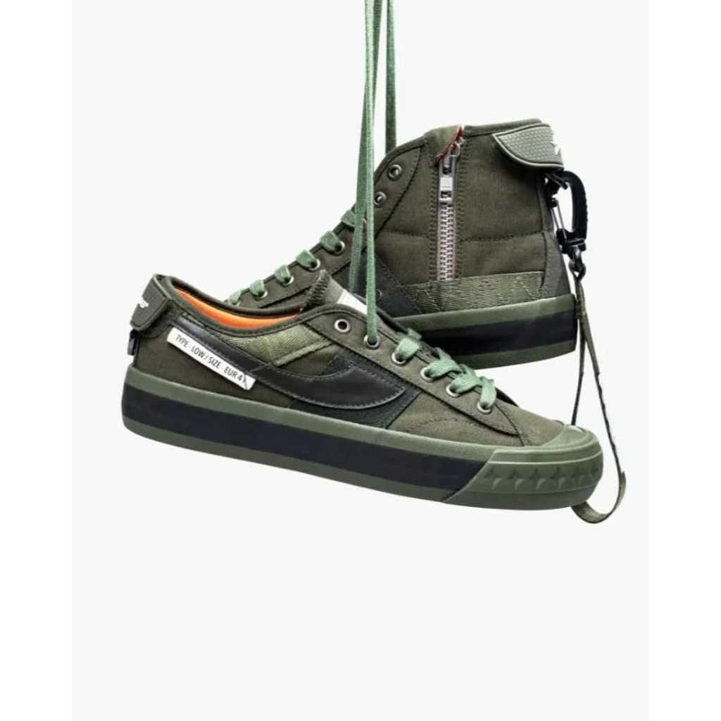 SEPATU COMPASS FLIGHT JKT HI & LOW