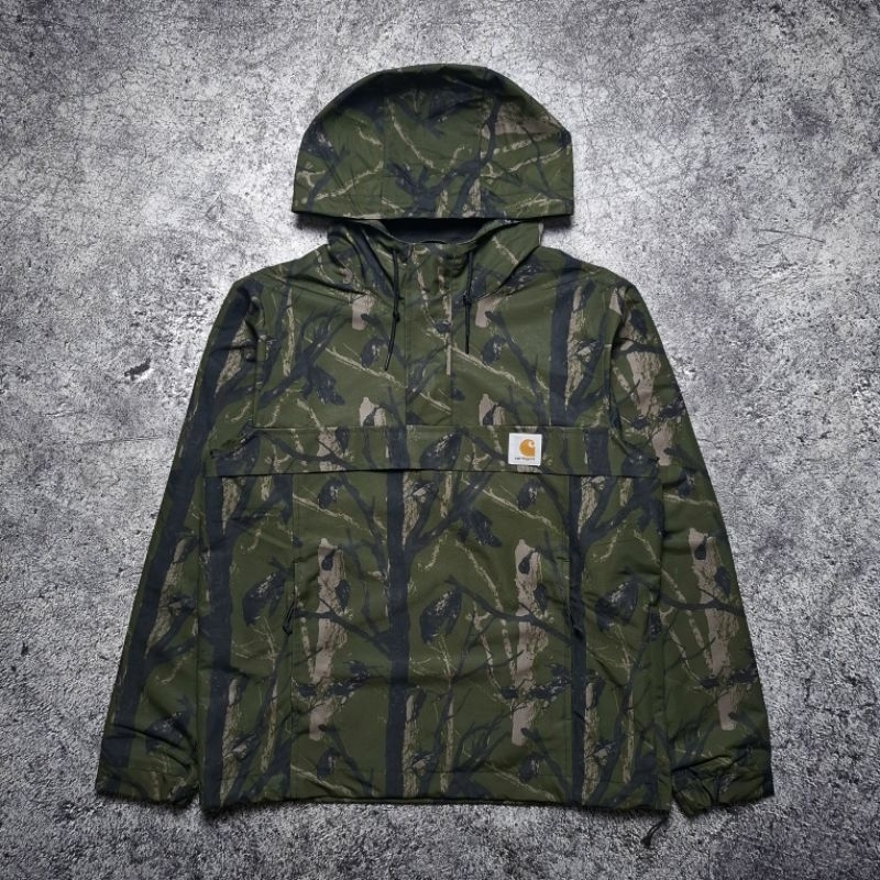 Carhartt WIP Nimbus Pullover - Green Camo Tree