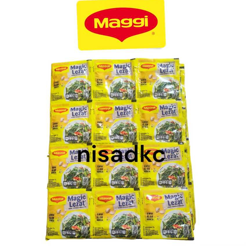 

Maggi Magic Lezat Penyedap bumbu Serbaguna Renteng Isi 12 Sachet
