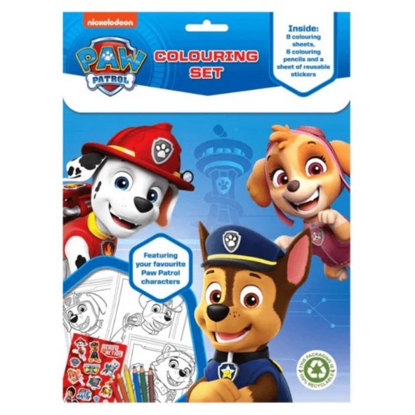 

Paw Patrol Colouring Set Buku Mewarnai Termasuk Pensil Warna