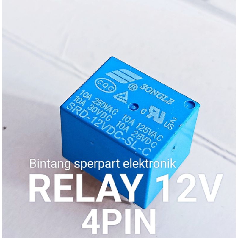 RELAY 12V 4PIN SONGLE RELAY 12VOLT 4PIN RELAY 12V 4PIN RELAY SONGLE 12VOLT 4PIN RELAY 12V 4KAKI RELA