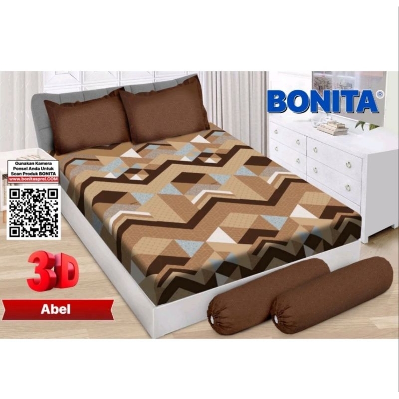 Sprei Bonita 3D uk 120x200 motif abel