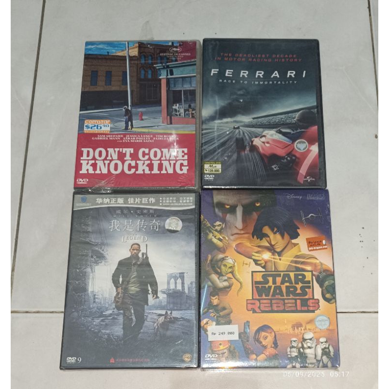 dvd DON'T COME KNOCKING / FERRARI-Race To Immortality / I AM LEGEND / STAR WARS-Rebels