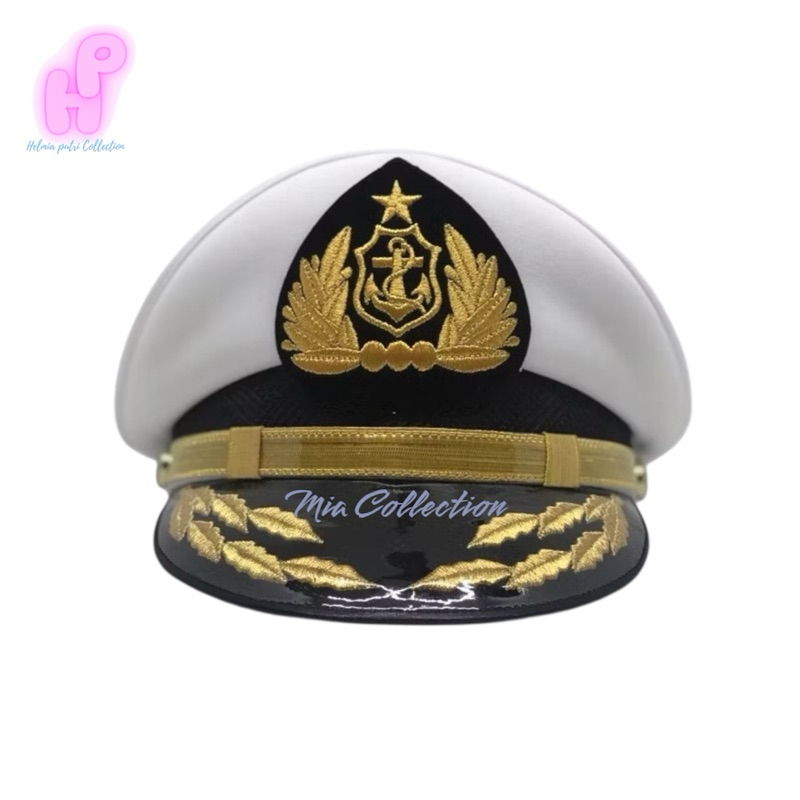 TOPI PET PELAYARAN/ PELAUT/ TARUNA/ ANGKATAN LAUT