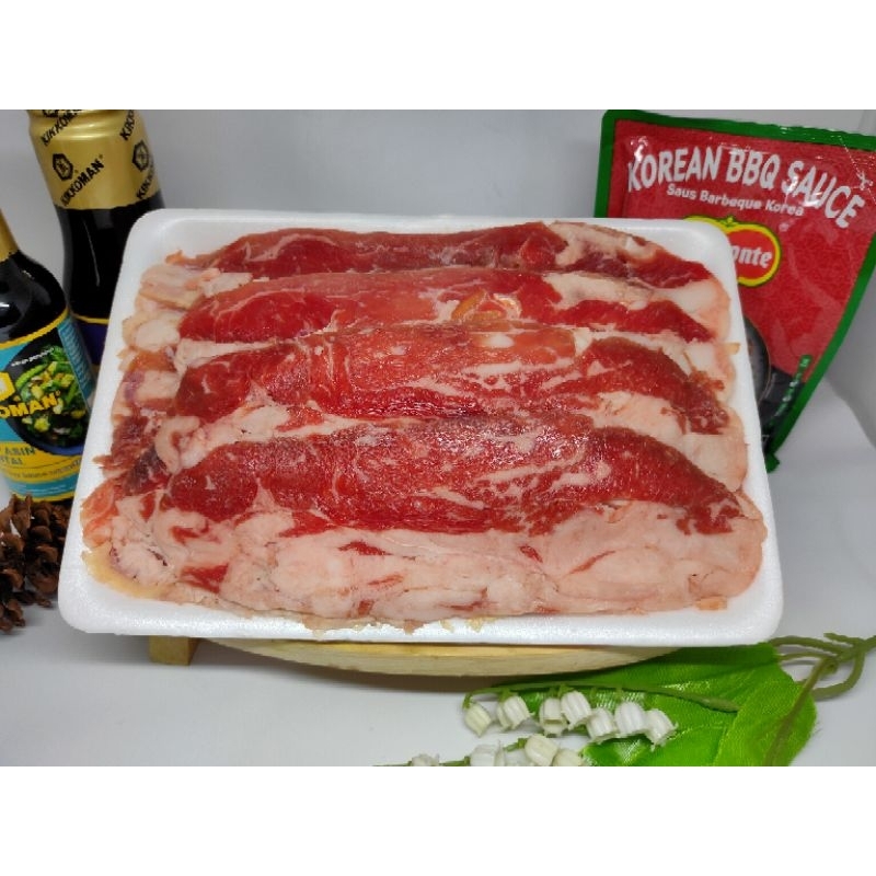 

Beef Slice PREMIUM /us shortplate/beef slice yoshinoya/500gr/Halal