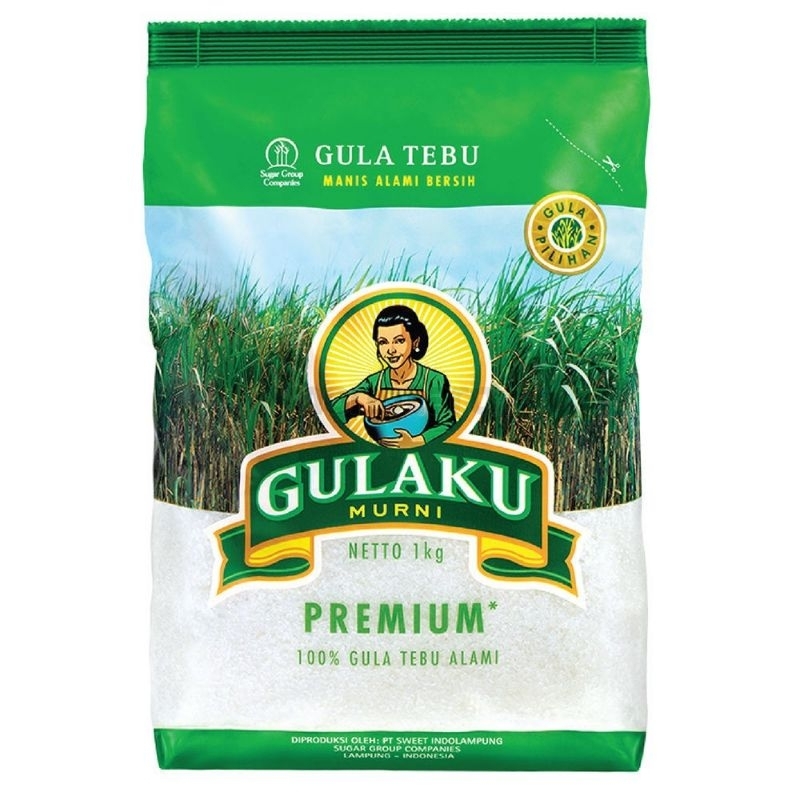 

Gulaku Gula Pasir Premium Kemasan 1 Kg Gula Putih Asli Manis Alami