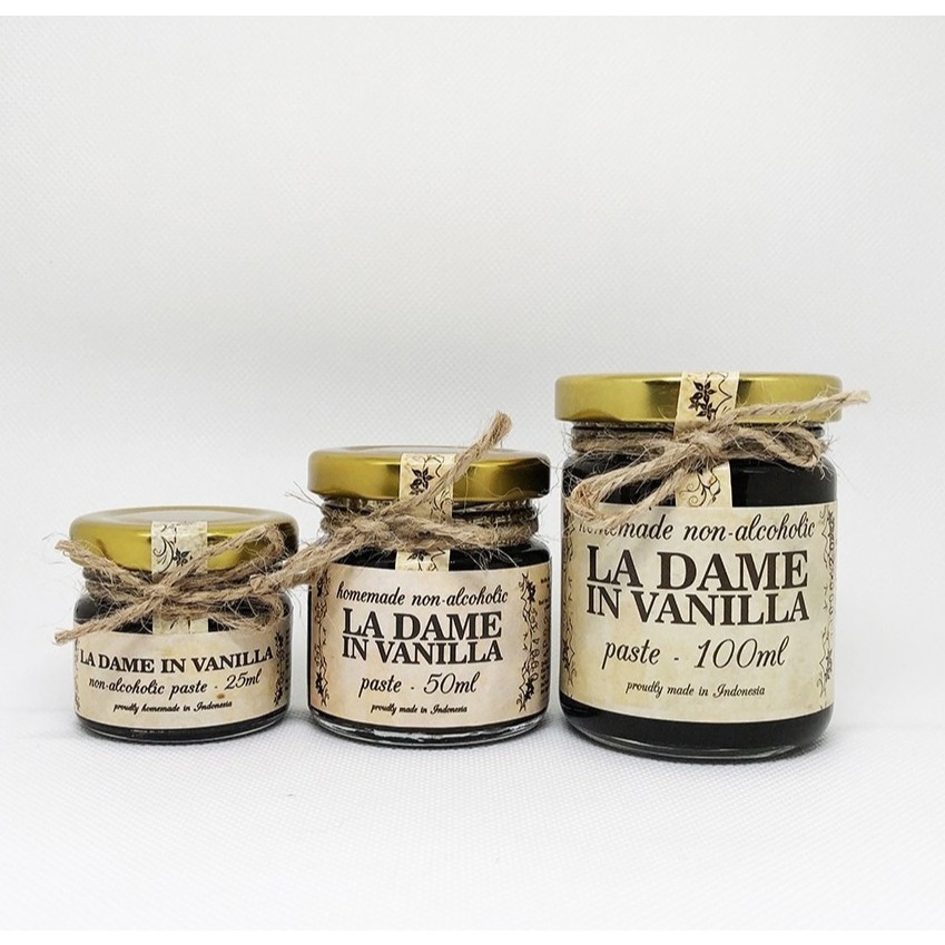 

La Dame in Vanilla PASTE – pasta vanila non alcohol halal - varian SAMEDAY/INSTANT ONLY !!