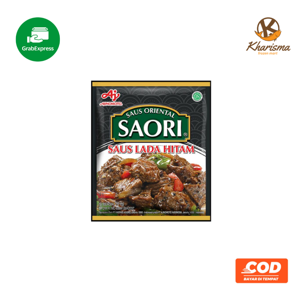 

Saori Saus Lada Hitam 26ml