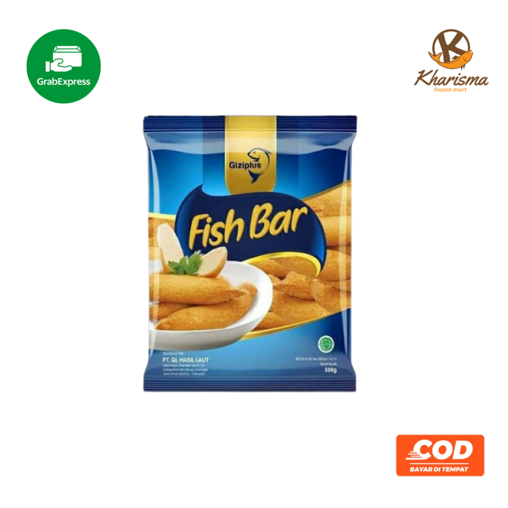 

Gizi Plus Fish Bar 500g Makanan Frozen Food