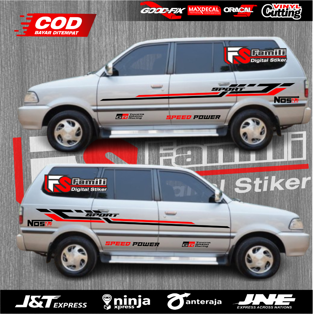 Stiker Mobil Kijang Kapsul Stiker Body Kijang Kapsul Stiker Kijang Kapsul Terbaru