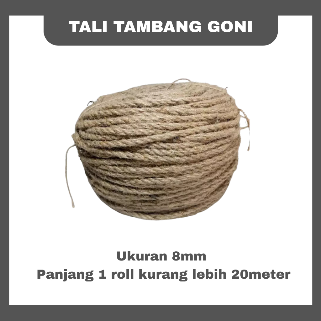 Tali Tambang Goni 8mm 1 roll