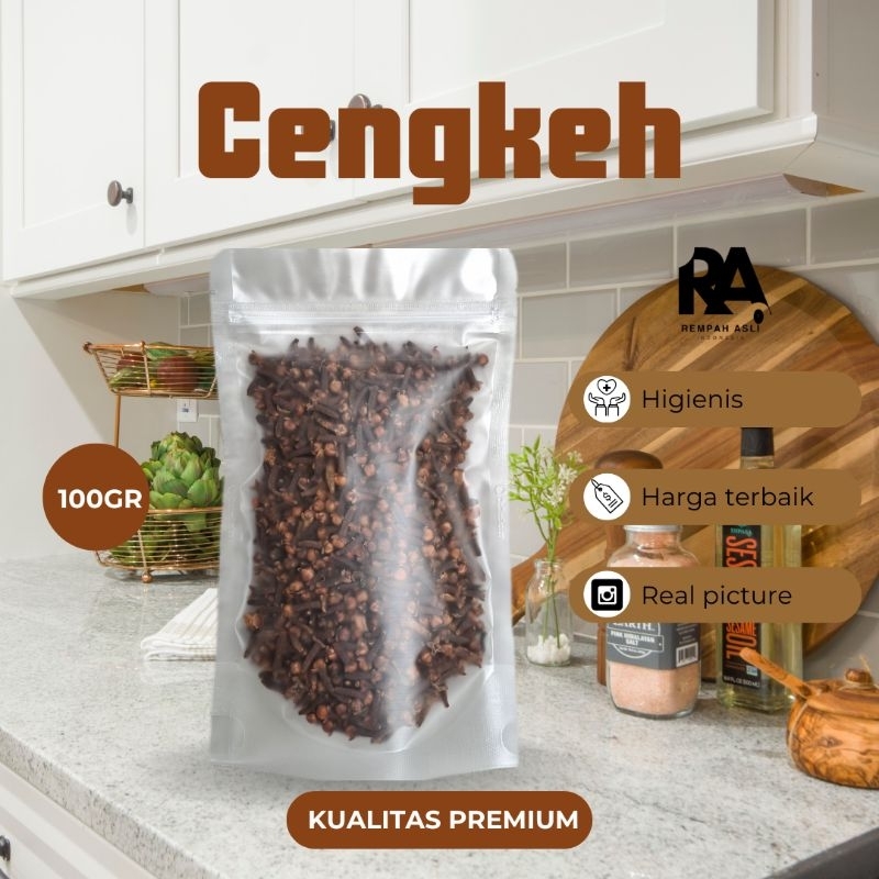 

Cengkeh kering 100gr / Cloves / Rempah Asli Indonesia