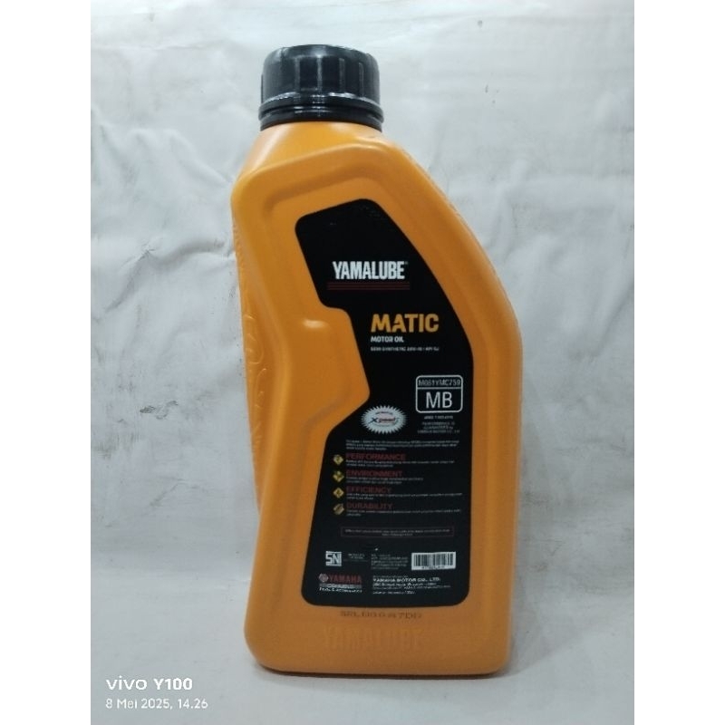 OLI YAMALUBE MATIC ( 0,8ml ) OLI MESIN YAMAHA FILANO, FAZZIO MIO, SOUL GT, MIO M3, YAMAHA GEAR