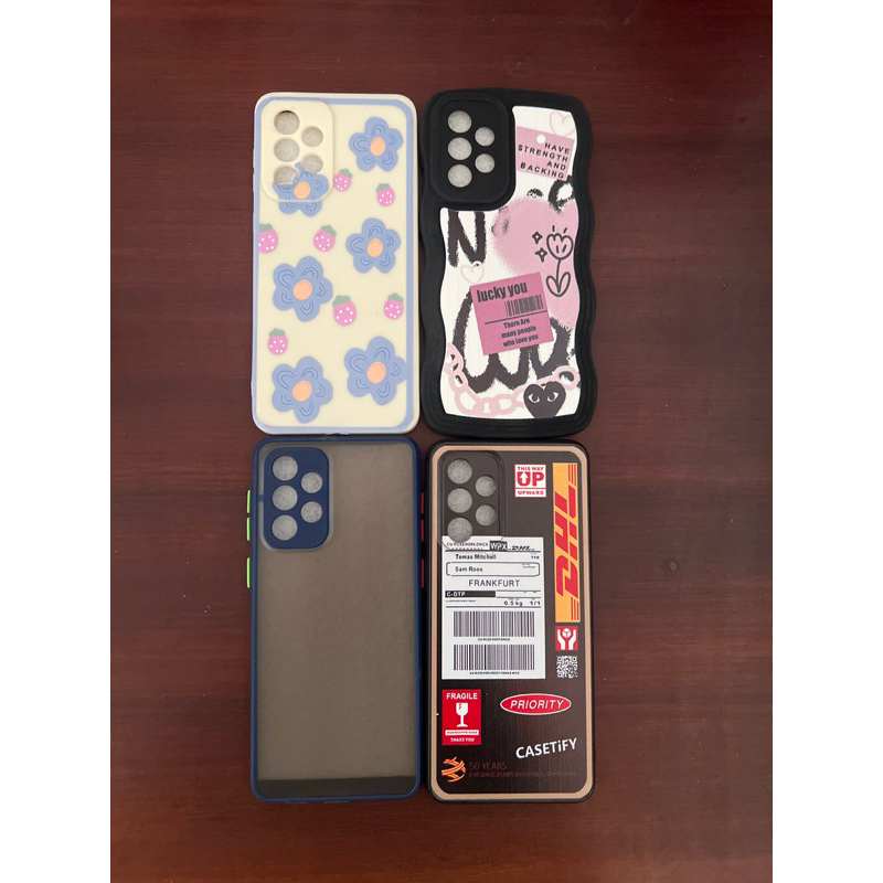 SAMSUNG A33 CASE POLOS FUZE HITAM BLACK MOTIF KARAKTER CEWEK COWOK SAMSUNG A33