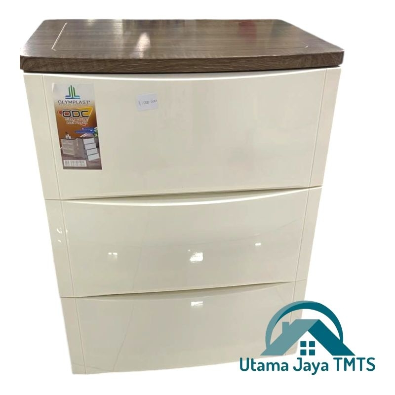 Lemari laci 3 susun olymplast // Lemari plastik 3 susun