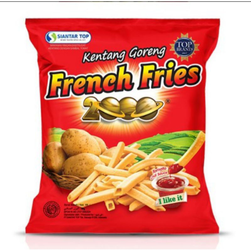 

French Fries 2000 Snack Kentang Goreng 62 g