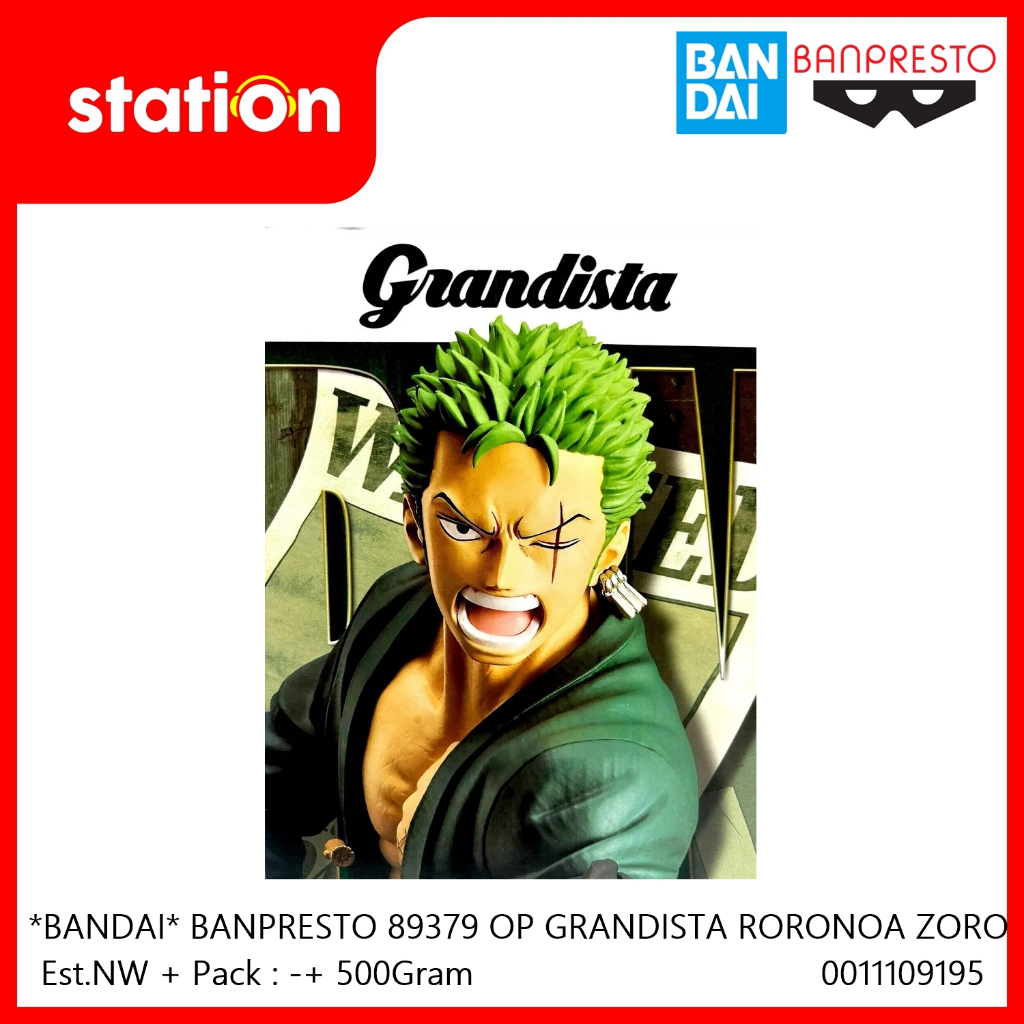 BANDAI BANPRESTO 89379 OP GRANDISTA RORONOA ZORO - ACTION FIGURE