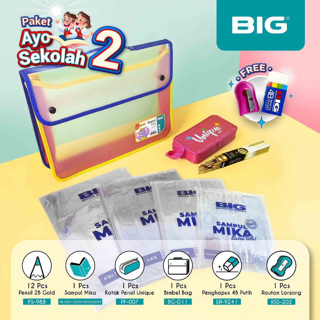 

BIG Paket Alat Tulis Paket Bundling Paket Ayo Sekolah 2