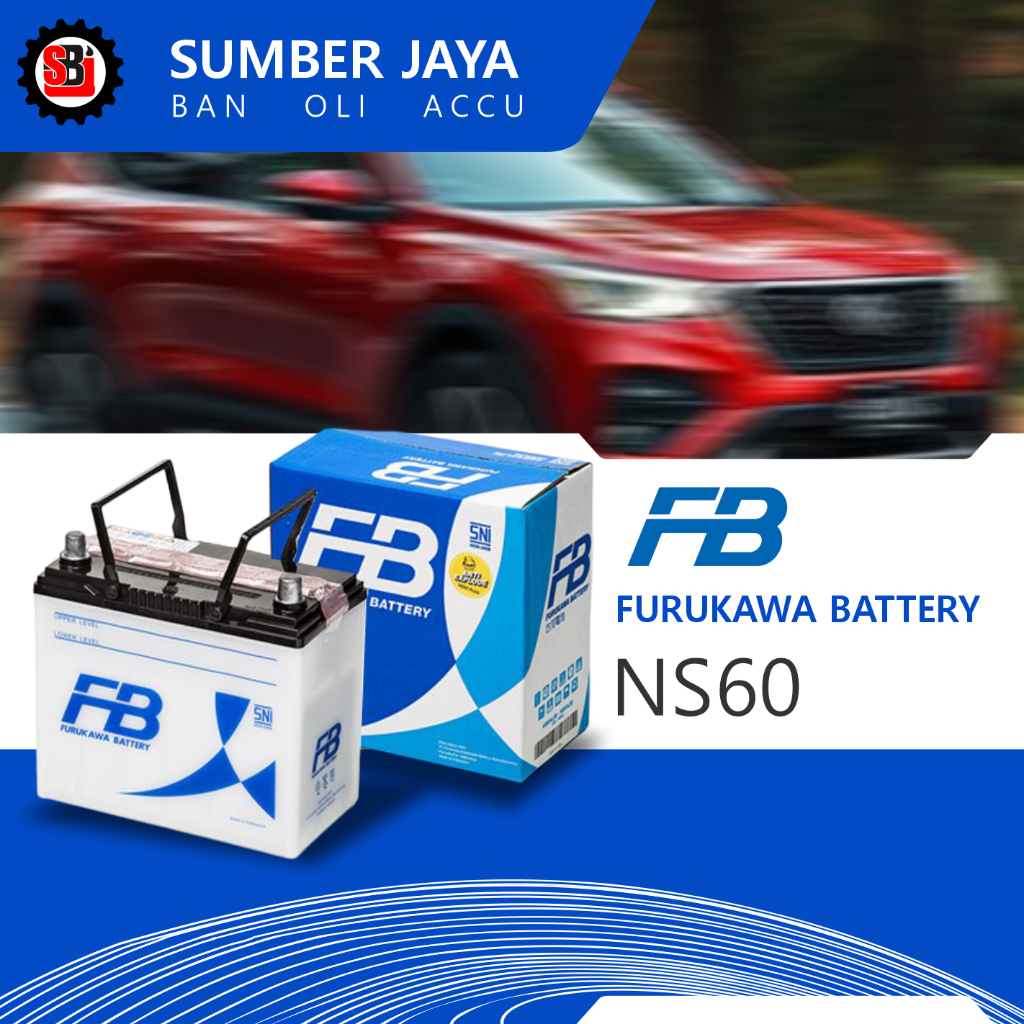 Aki Basah Furukawa battery FB NS60 premium mobil Avanza/APV/Arcoord