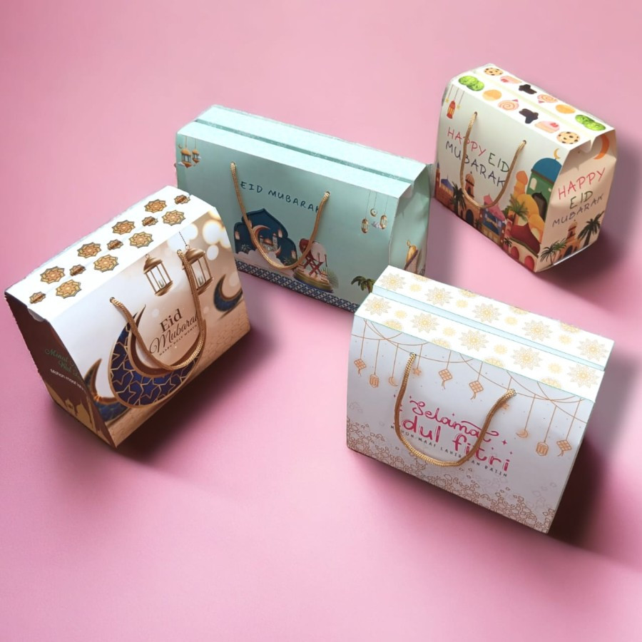 

Dus Tas Kotak Hampers Lebaran Paper Bag Idul Fitri Box Isi 5Pcs Hampers Lebaran Box Souvenir Lebaran