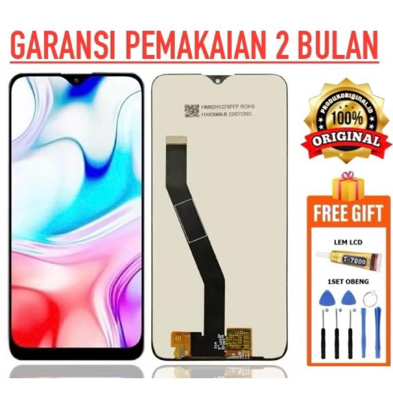 [ORIGINAL] LCD XIAOMI REDMI 8 / REDMI 8A / REDMI 8A PRO / REDMI 8 PRO FULLSET BLACK