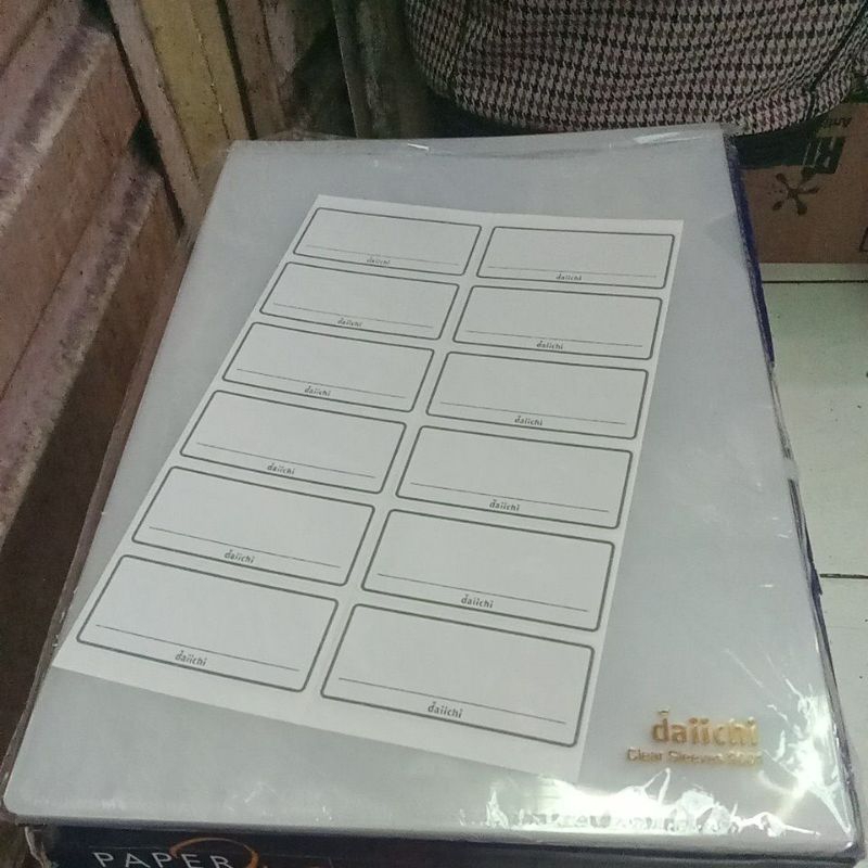 

map L clear sleeves 9001 A4 / pack