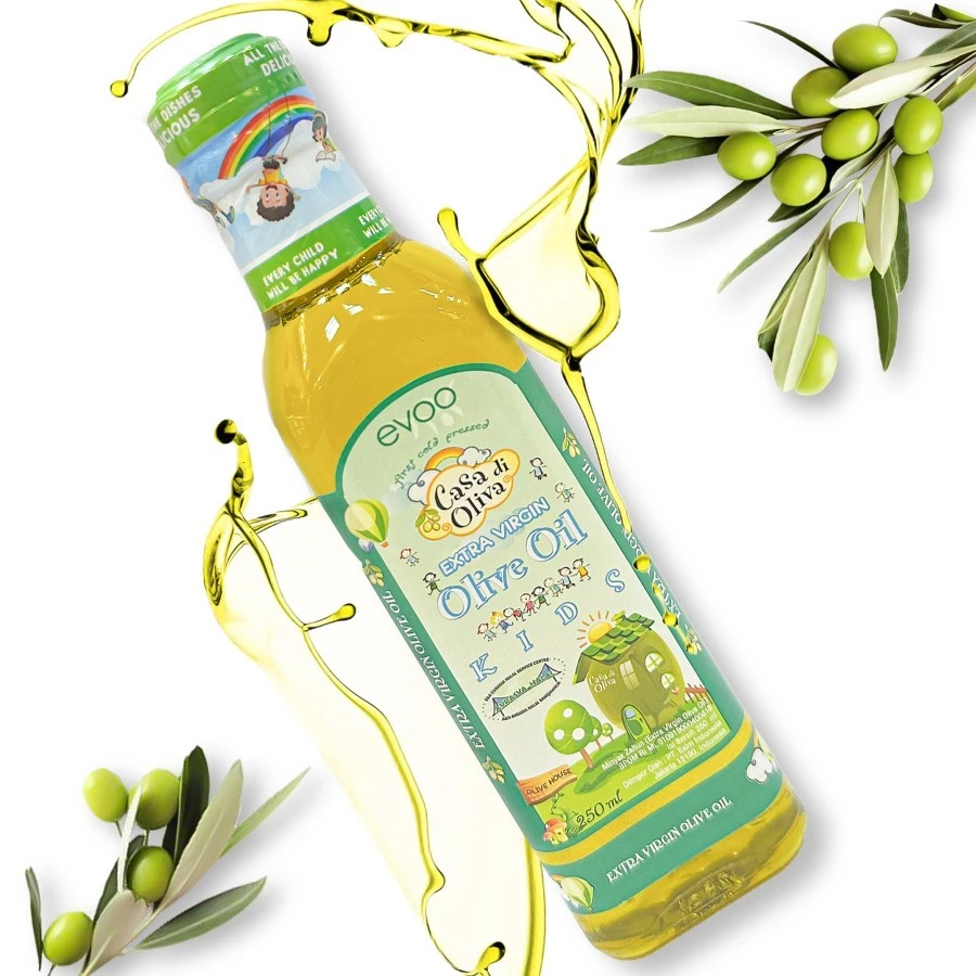 

EVOO (extra virgin olive oil) CASA DI OLIVA Casa di olivia for Kids mpasi Minyak Zaitun Minyak MPASI