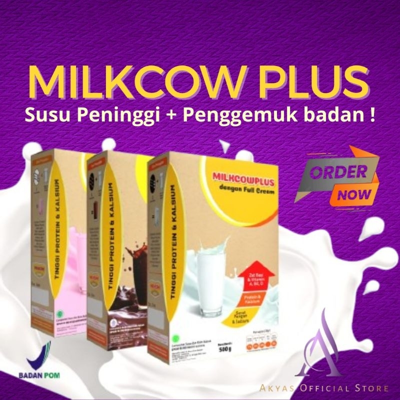 

MILKCOW PLUS Susu penggemuk dan peninggi badan || Susu sapi tinggi kalsium