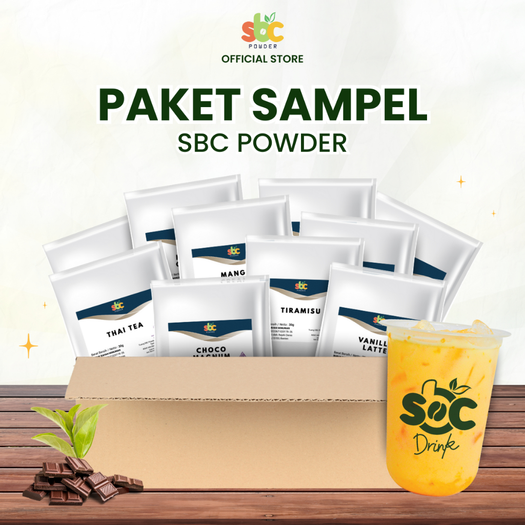 

Paket Sampel Bubuk Minuman Cafe - SBC Powder