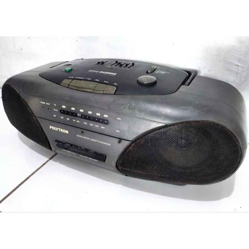 Radio Tape deck POLYTRON DAT BIG BAND amplifier kaset gitar karaoke bass bkn compo ddr3 ddr2 g41 cor