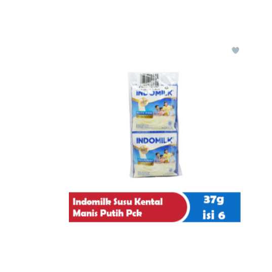 

INDOMILK SUSU KENTAL MANIS PCK 6X37g