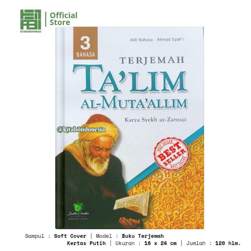 BEST SELLER Terjemah Kitab Ta lim Muta alim 3 Bahasa Terjemah Talim Mutaalim 3 bahasa Terjemah Ta'li