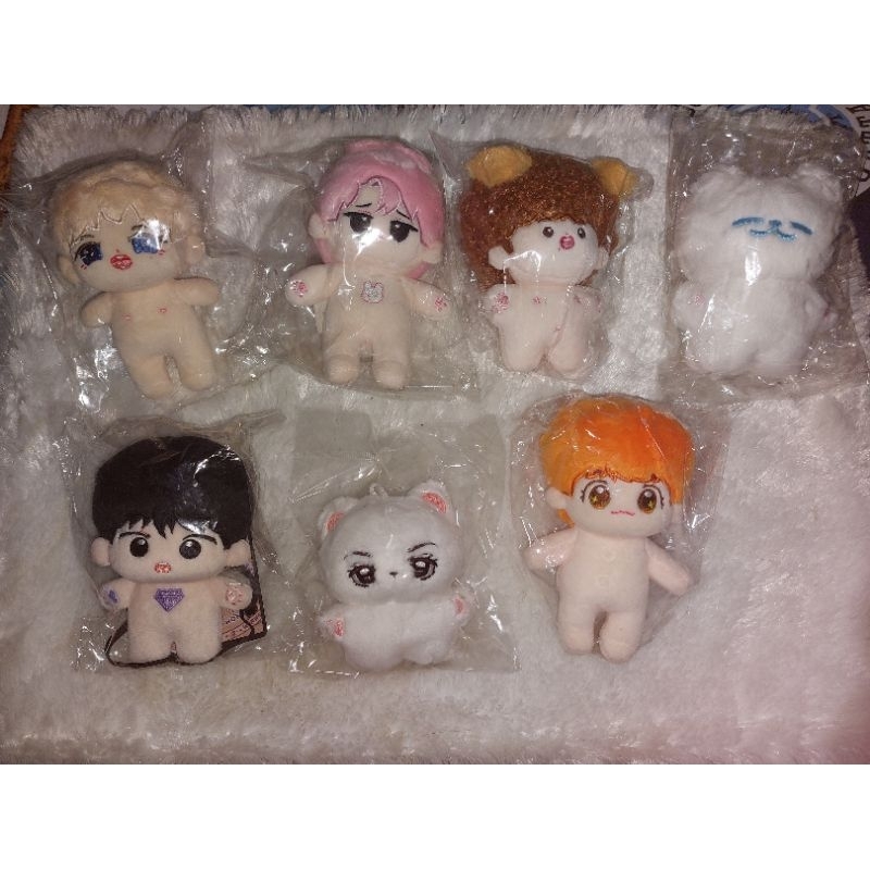 NCT SVT Super Junior Doll 10cm (Jisung Jaemin Jeno Wonwoo Vernon Kyuhyun Euhyuk)