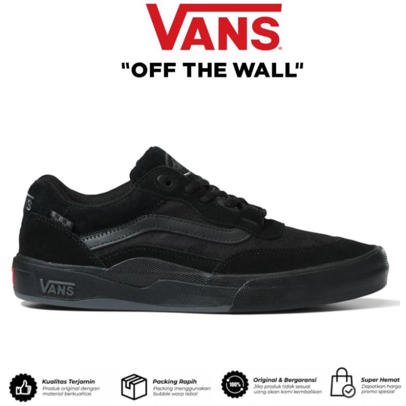 Sepatu Vans Skate Pro Wayvee Black Black