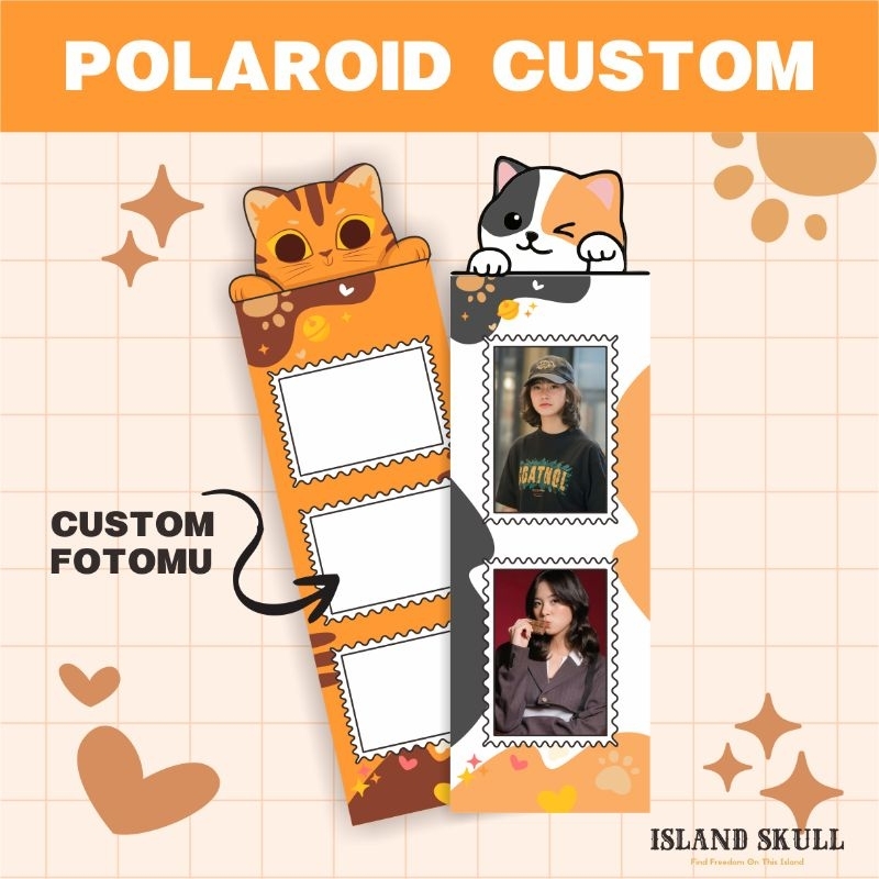 COD | LANGSUNG JADI POLAROID CUSTOM BEBAS FOTO SENDIRI UNTUK HADIAH | FOTO STRIP | POLAROID CUSTOM