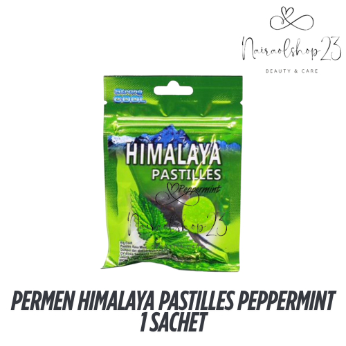 

Himalaya Pastilles Peppermint Candy - Big Foot Permen Peppermint 1 Sachet