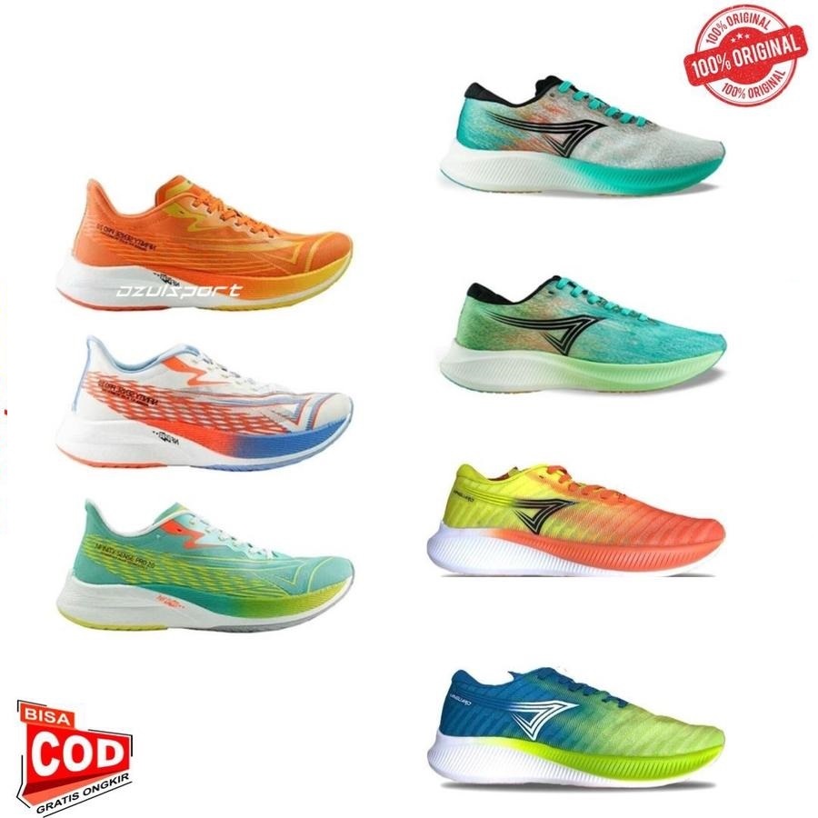 PROMOSepatu Running Ardiles Nfinity Sense PRO Carbon Plate - Sense White Citroen